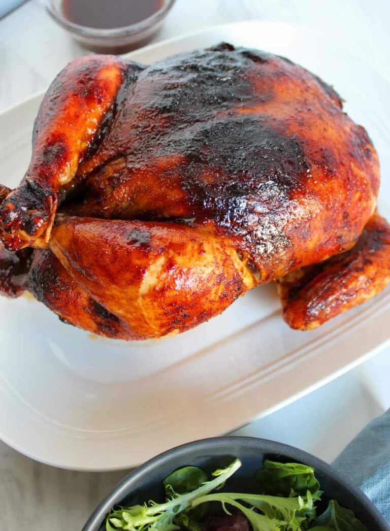 The Best Whole Baked BBQ Chicken Recipe