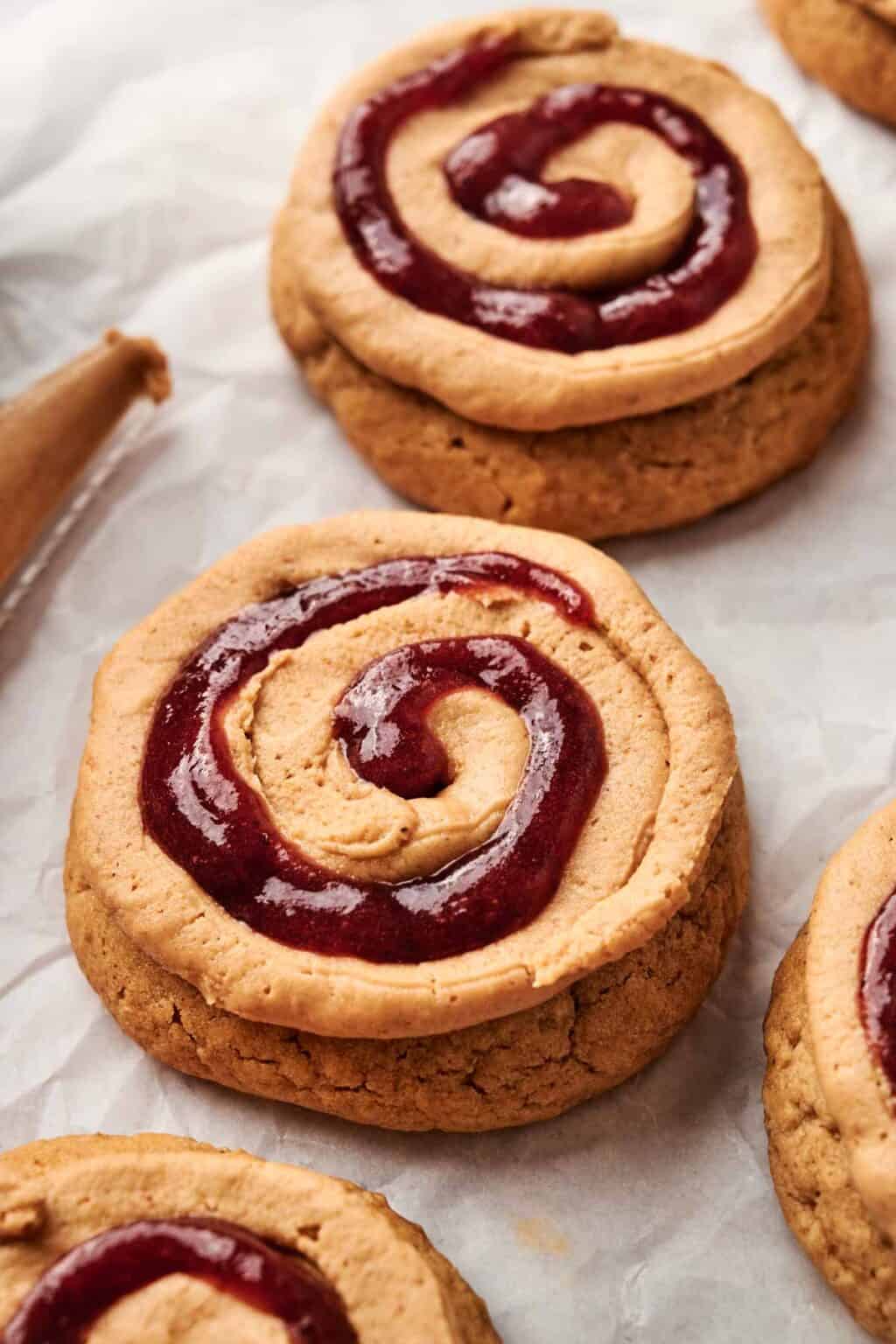Copycat Crumbl Peanut Butter and Jelly Cookie Recipe - Pocket Friendly ...