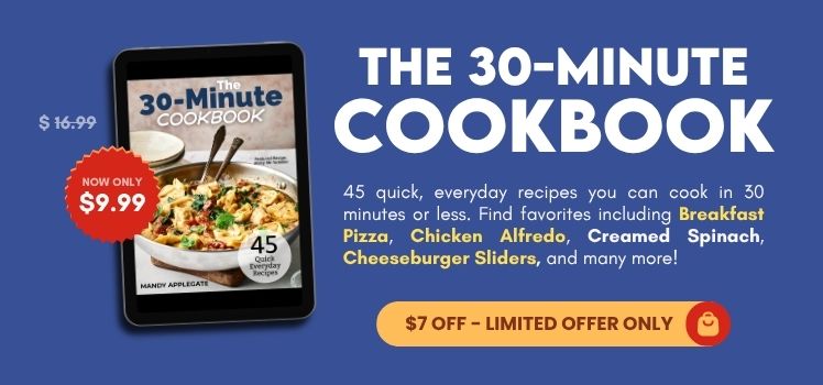 The 30-Minute Cookbook by Mandy Applegate